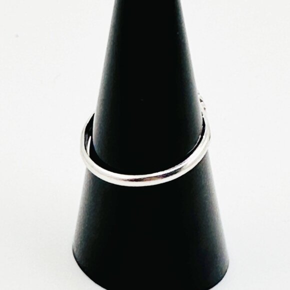 Vintage 1970s Sterling Silver and Turquoise Ring – Ring Size 7 1/2 - Picture 6 of 6